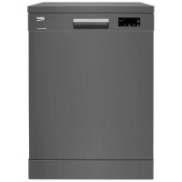 Beko DFN16420G Freestanding 60cm Dishwasher With Fast Function - Graphite