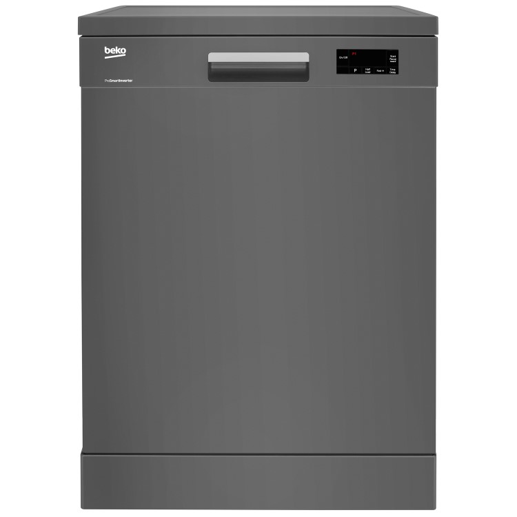 Beko DFN16420G Freestanding 60cm Dishwasher With Fast Function - Graphite