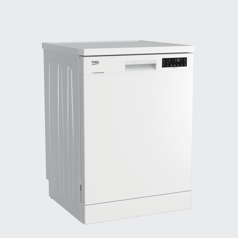 Beko DFN28320W EcoSmart 13 Place Freestanding Dishwasher White