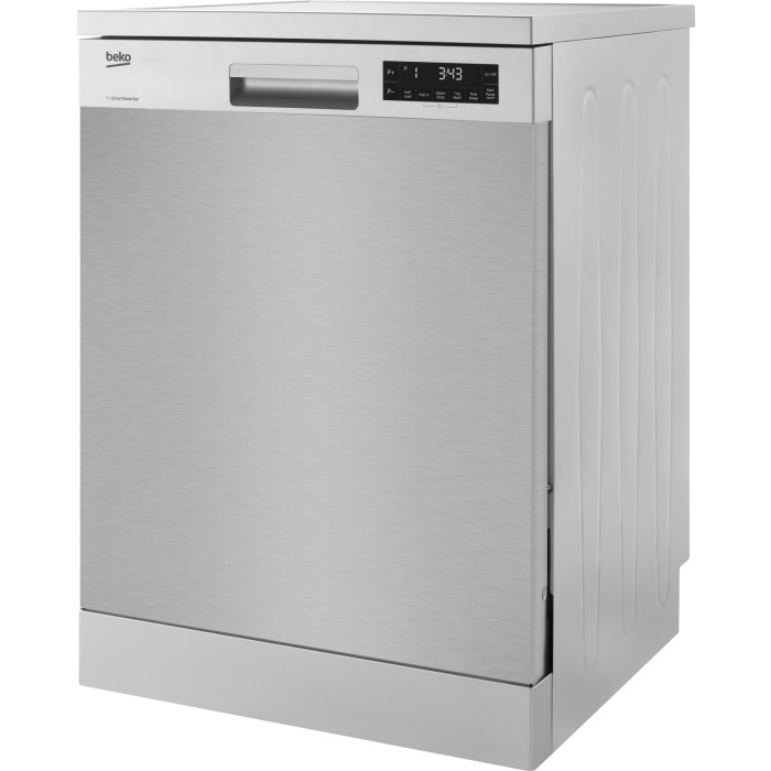 Beko DFN28J21X AquaIntense 14 Place Freestanding Dishwasher With