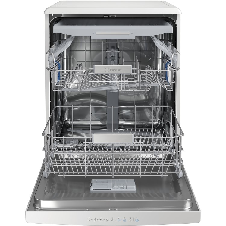 Indesit DFO3T133F 14 Place Freestanding Dishwasher With Cutlery Tray - White