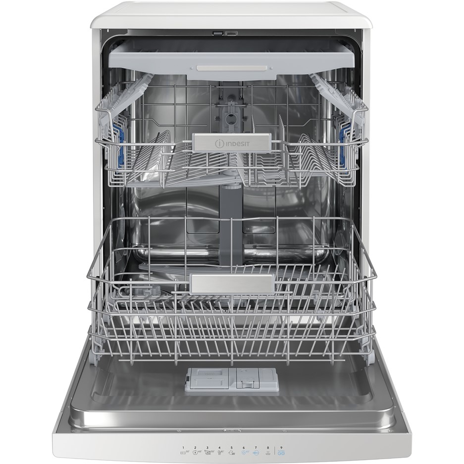 Indesit DFO3T133F 14 Place Freestanding Dishwasher With Cutlery Tray