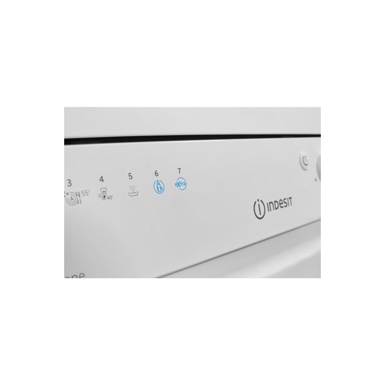 Indesit DFP27T96Z Extra DFP27T94Z 14 Place Freestanding Dishwasher with Quick Wash - White