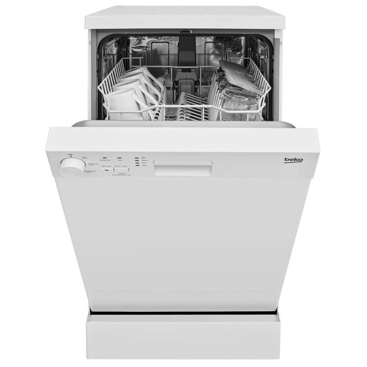 Beko DFS04010W 10 Place Slimline Freestanding Dishwasher - White