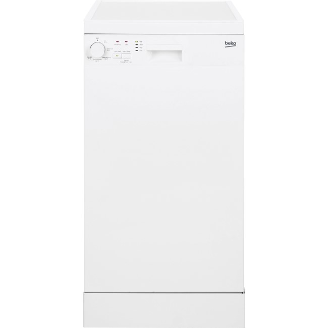 Beko DFS05010W 10 Place Slimline Freestanding Dishwasher White