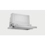 Refurbished Bosch Serie 4 DFS067A50B 60cm Telescopic Cooker Hood Silver Metallic