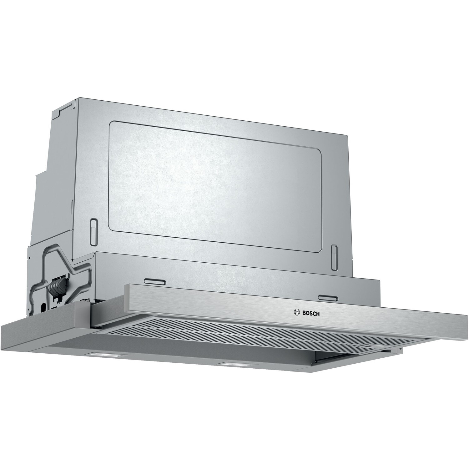 Refurbished Bosch Serie 4 DFS067A51B 60cm Telescopic Canopy Cooker Hood Stainless Steel