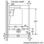 Refurbished Bosch Serie 4 DFS097A51B 90cm Telescopic Canopy Cooker Hood Stainless Steel