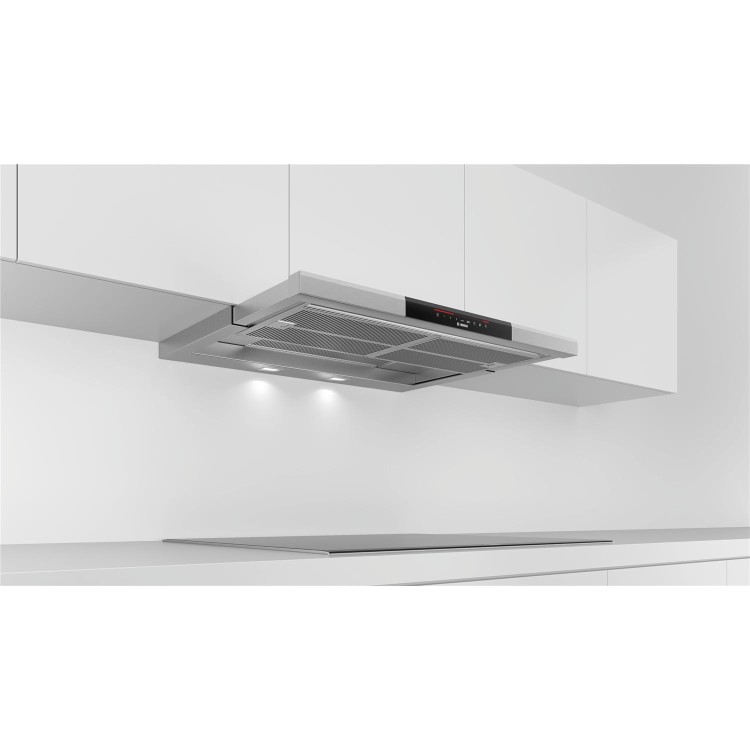Bosch DFS097J50B Serie 8 90cm Telescopic Stainless Steel Canopy Cooker Hood