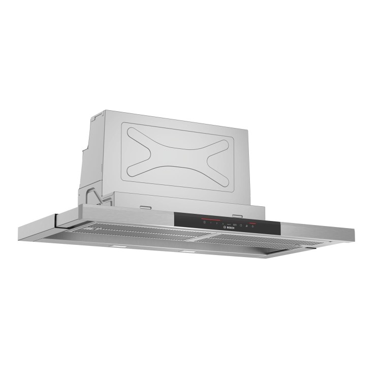 Bosch DFS097J50B Serie 8 90cm Telescopic Stainless Steel Canopy Cooker Hood