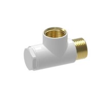 Elego Dual Fuel T Piece White Elego Dual Fuel T Piece White