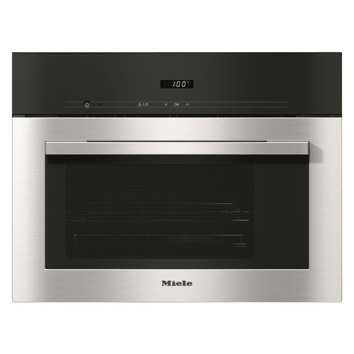 Miele ContourLine Compact Single Oven - Clean Steel