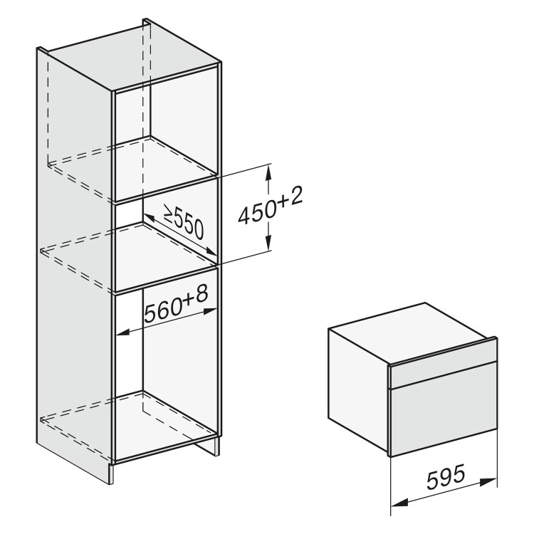 Miele ContourLine Compact Steam Oven - Clean Steel