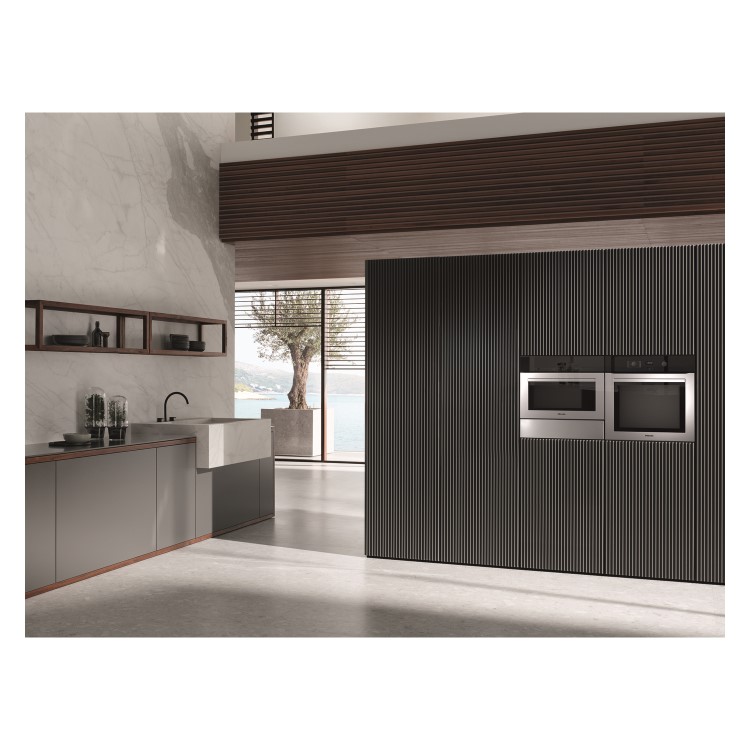 Miele ContourLine Compact Steam Oven - Clean Steel