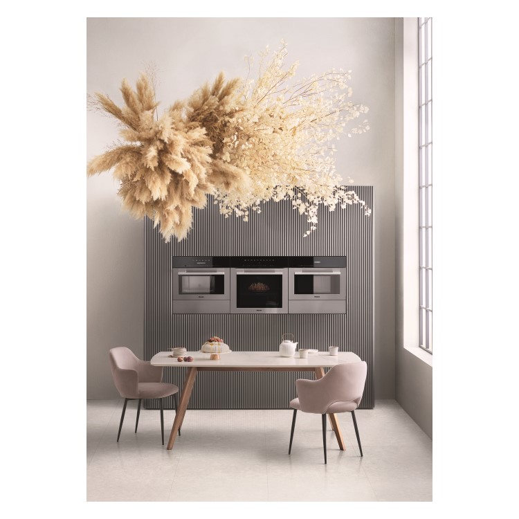 Miele ContourLine Compact Steam Oven - Clean Steel