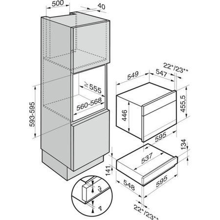 GRADE A3  - Miele DGC5080XLCLST 60cm XL Combination Steam Oven