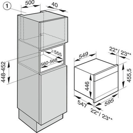 GRADE A3  - Miele DGC5080XLCLST 60cm XL Combination Steam Oven