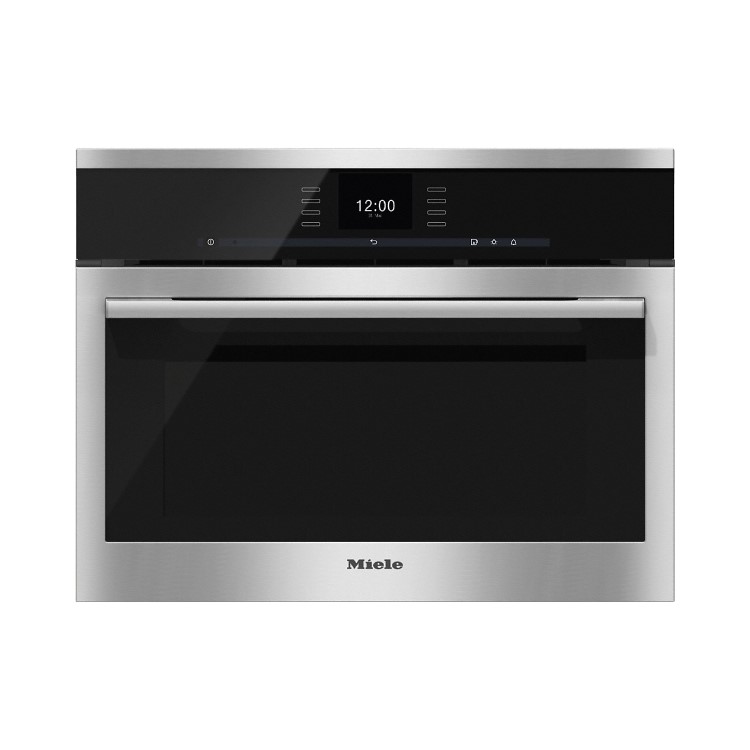 Miele DGC6500XLclst DGC 6500 XL SensorTronic 48 Litre Built-in Steam Oven With Combination Cooking - CleanSteel