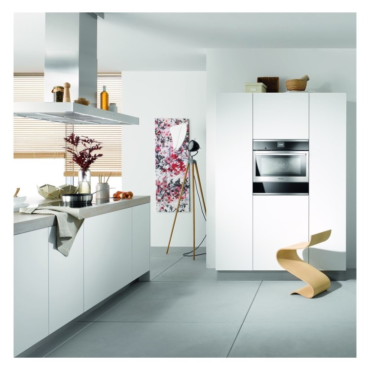 Miele DGC6500XLclst DGC 6500 XL SensorTronic 48 Litre Built-in Steam Oven With Combination Cooking - CleanSteel