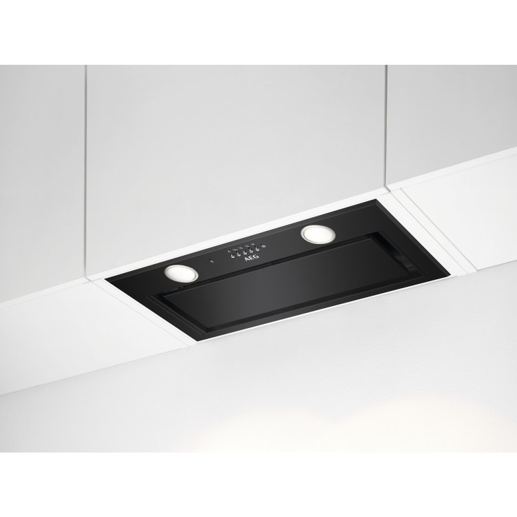 Refurbished AEG DGE5661HB 54cm Canopy Cooker Hood Black