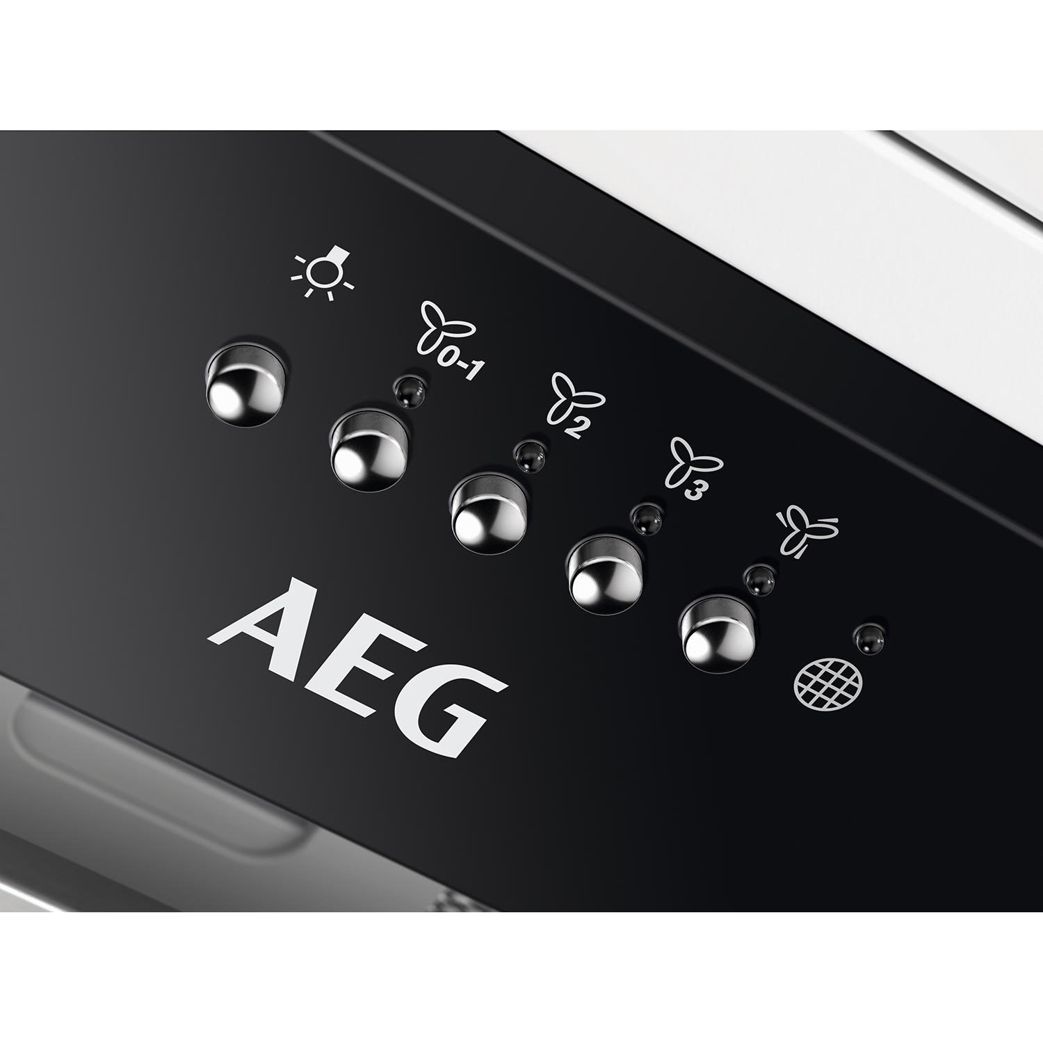 AEG DGE5661HB 54cm Canopy Cooker Hood with Hob2Hood - Matt Black AEG DGE5661HB 54cm Canopy Cooker Hood with Hob2Hood - Matt Black