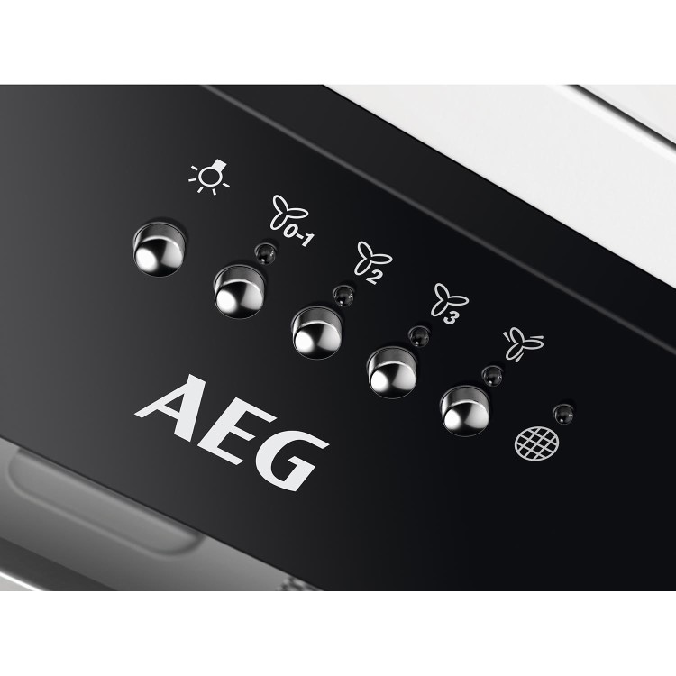 Refurbished AEG DGE5661HB 54cm Canopy Cooker Hood Black