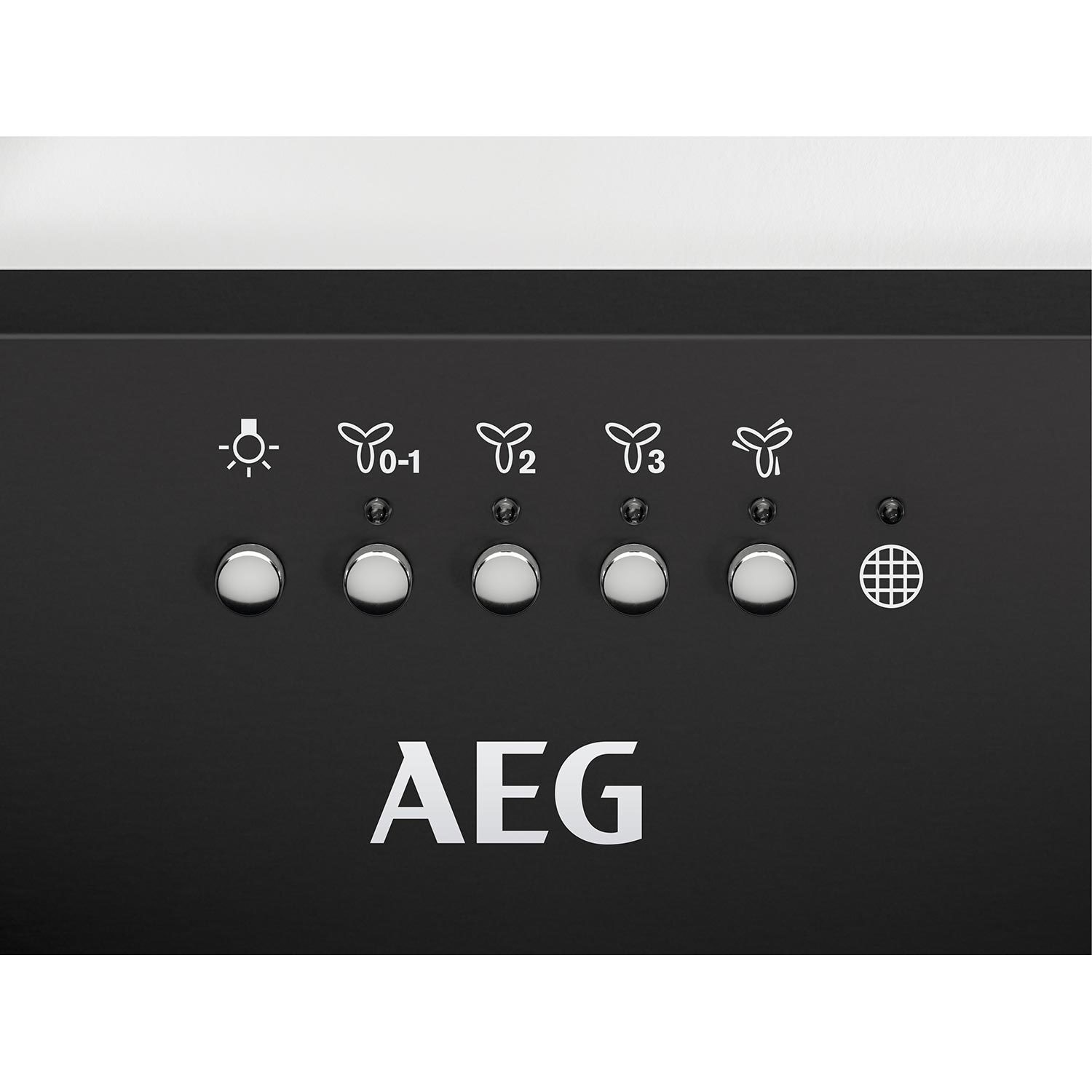 AEG DGE5661HB 54cm Canopy Cooker Hood with Hob2Hood - Matt Black AEG DGE5661HB 54cm Canopy Cooker Hood with Hob2Hood - Matt Black