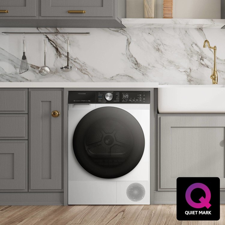 Hisense 5 Series 10kg Heat Pump Tumble Dryer - White