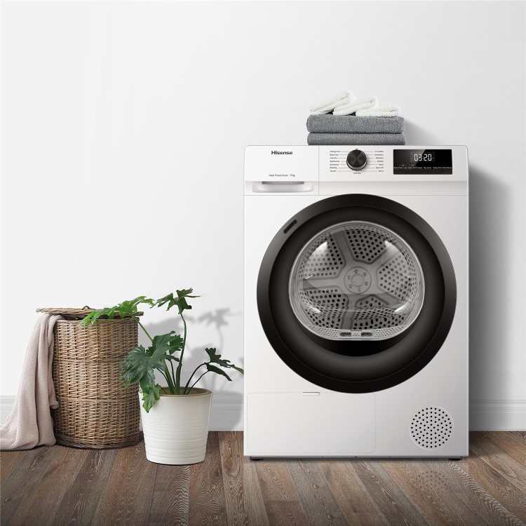 Hisense 1Q Series 8kg Heat Pump Tumble Dryer - White