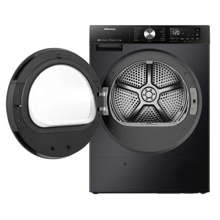 Hisense 3S Series 9kg Heat Pump Tumble Dryer - Black