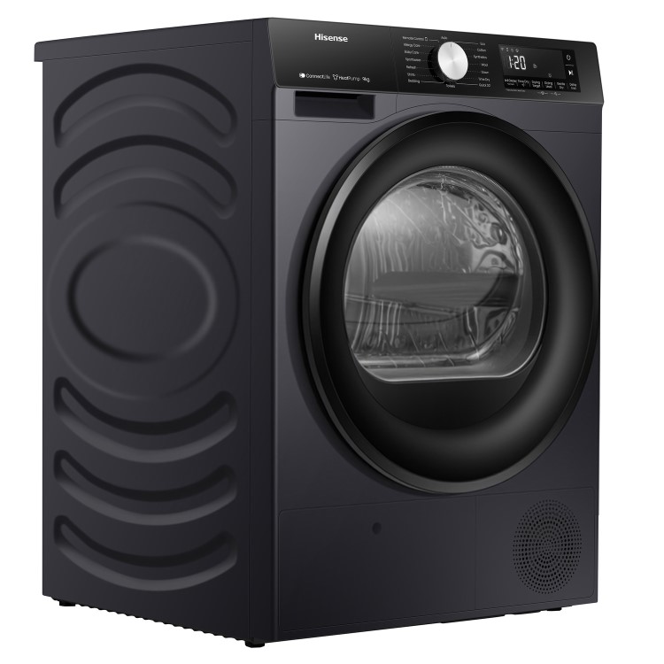 Hisense 3S Series 9kg Heat Pump Tumble Dryer - Black