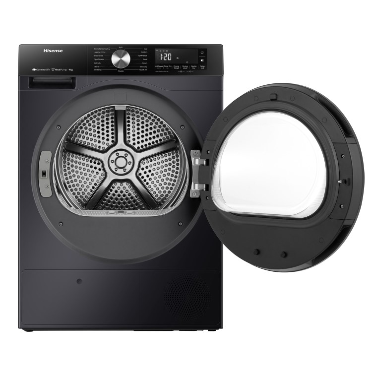 Hisense 3S Series 9kg Heat Pump Tumble Dryer - Black