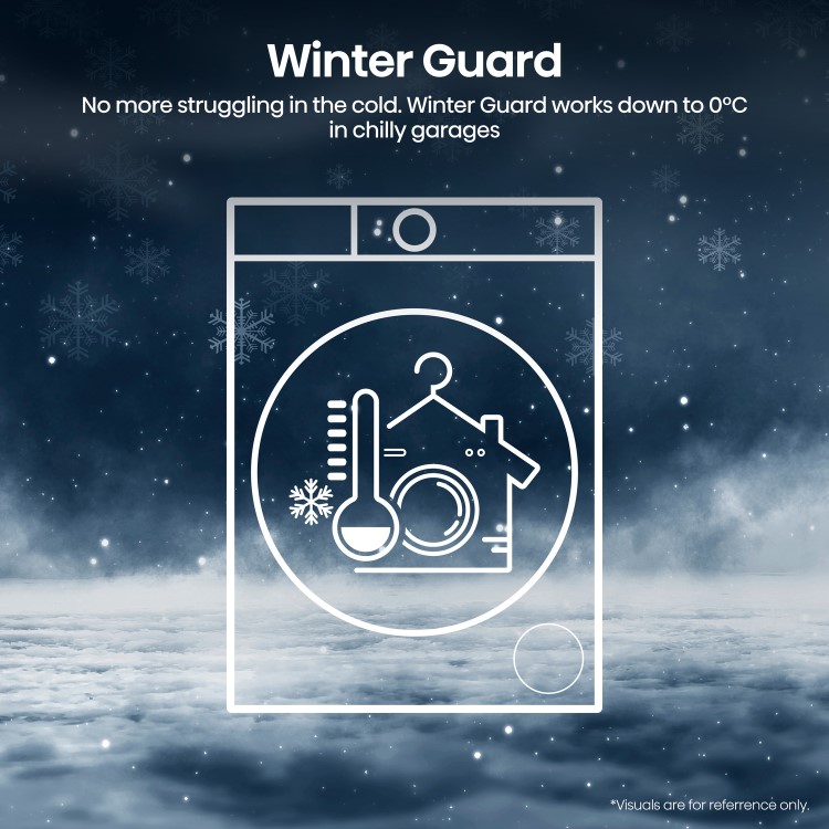 Hisense 3S Series 9kg Heat Pump Tumble Dryer - White
