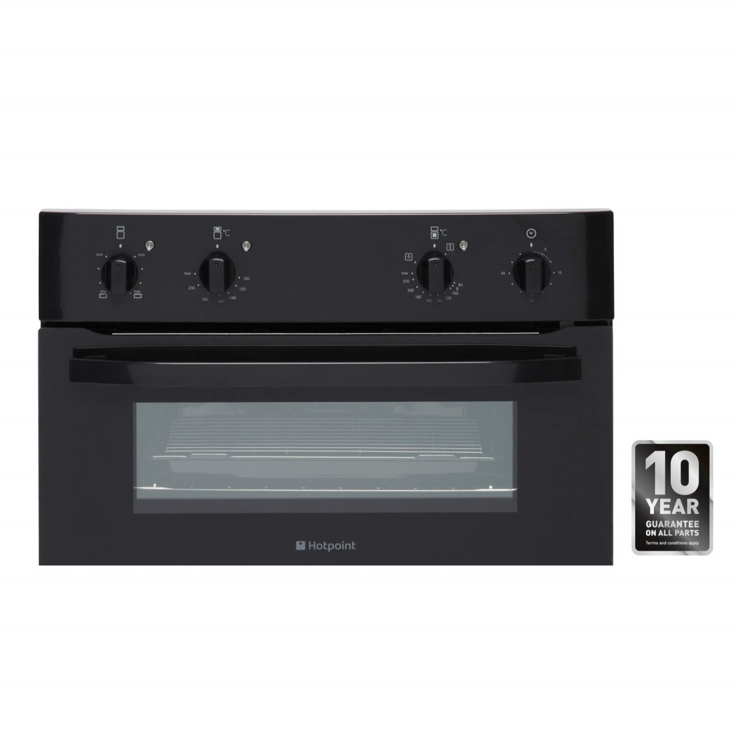 Hotpoint DH51K NewStyle Electric Builtin Double Oven Black