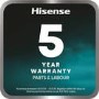 Hisense KitchenFit 5i Series 10kg Heat Pump Tumble Dryer - White