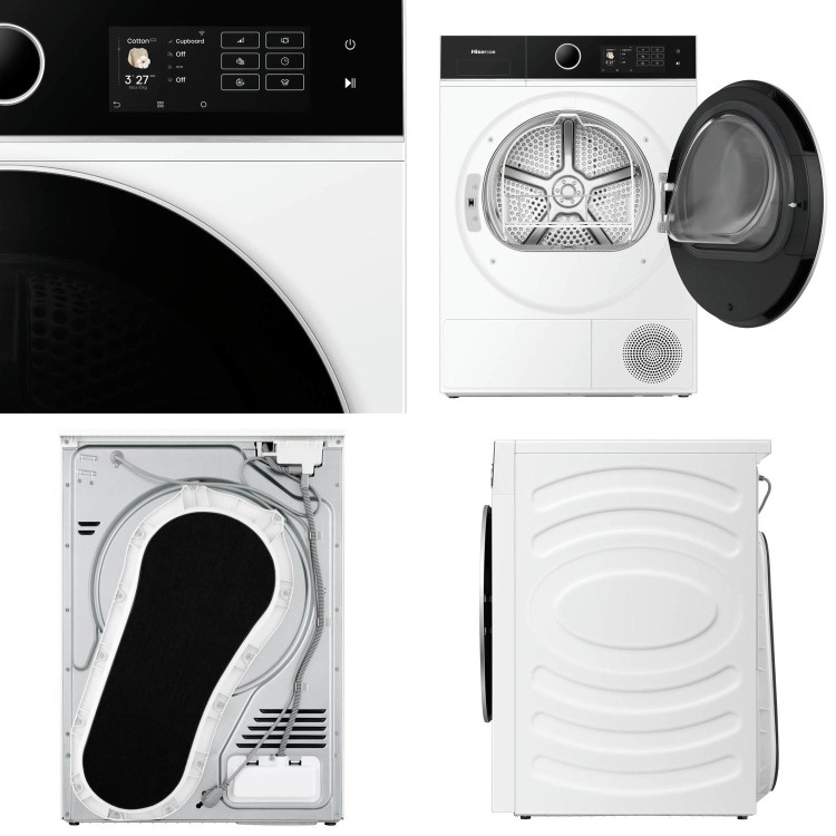 Hisense KitchenFit 5i Series 10kg Heat Pump Tumble Dryer - White