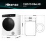 Hisense KitchenFit 5i Series 10kg Heat Pump Tumble Dryer - White
