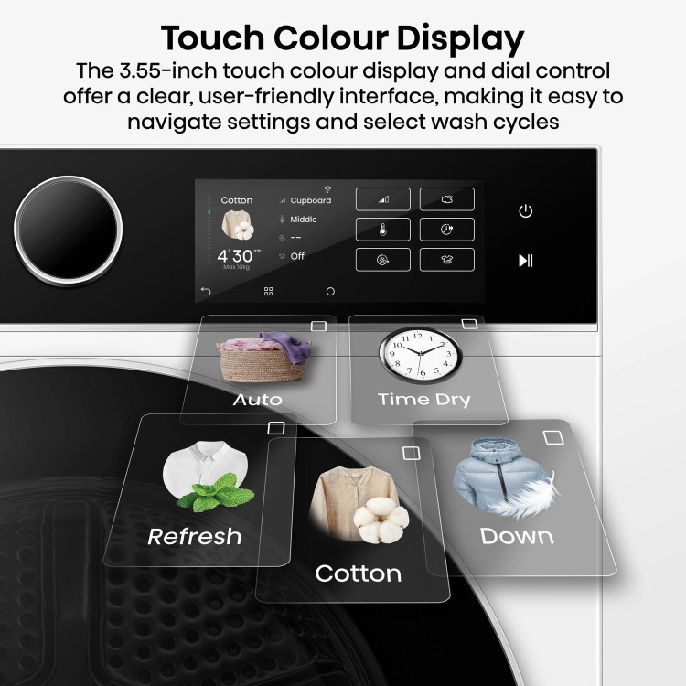 Hisense KitchenFit 5i Series 10kg Heat Pump Tumble Dryer - White