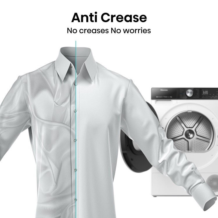 Hisense 5 Series 10kg Heat Pump Tumble Dryer - White