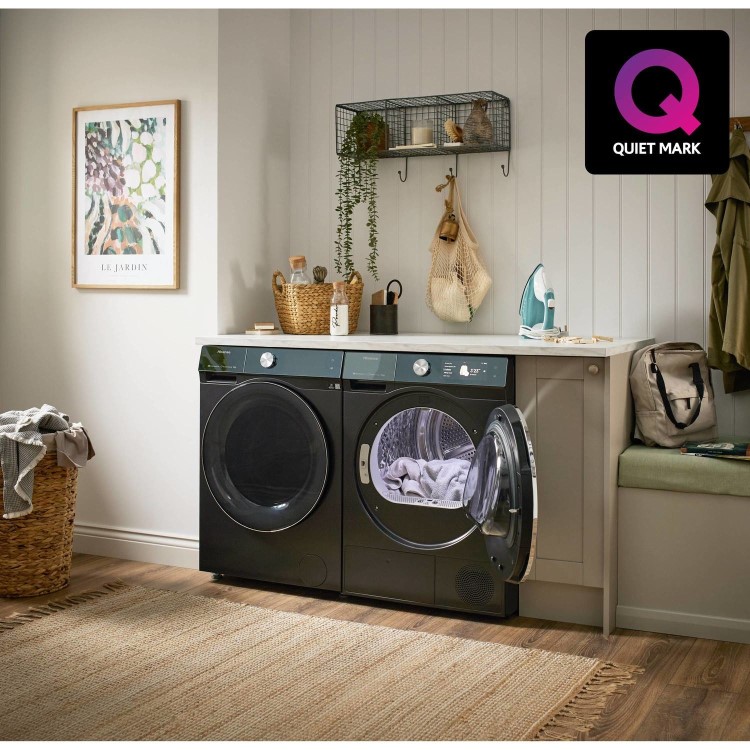 Hisense 7 Series 10kg Heat Pump Tumble Dryer - Black