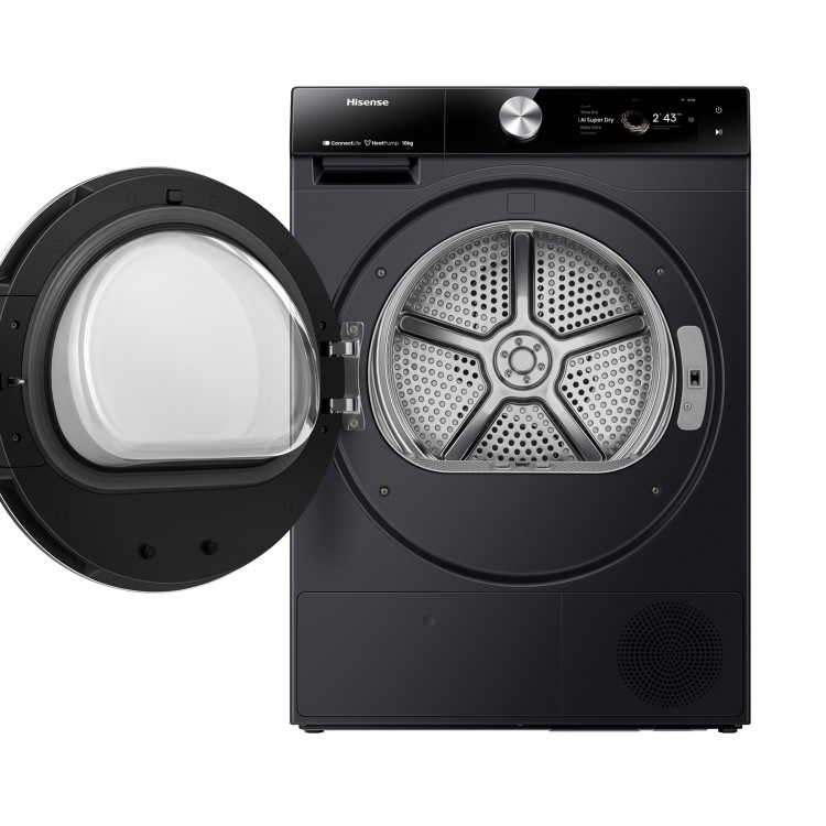 Hisense 7 Series 10kg Heat Pump Tumble Dryer - Black