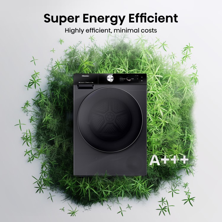 Hisense 7 Series 10kg Heat Pump Tumble Dryer - Black