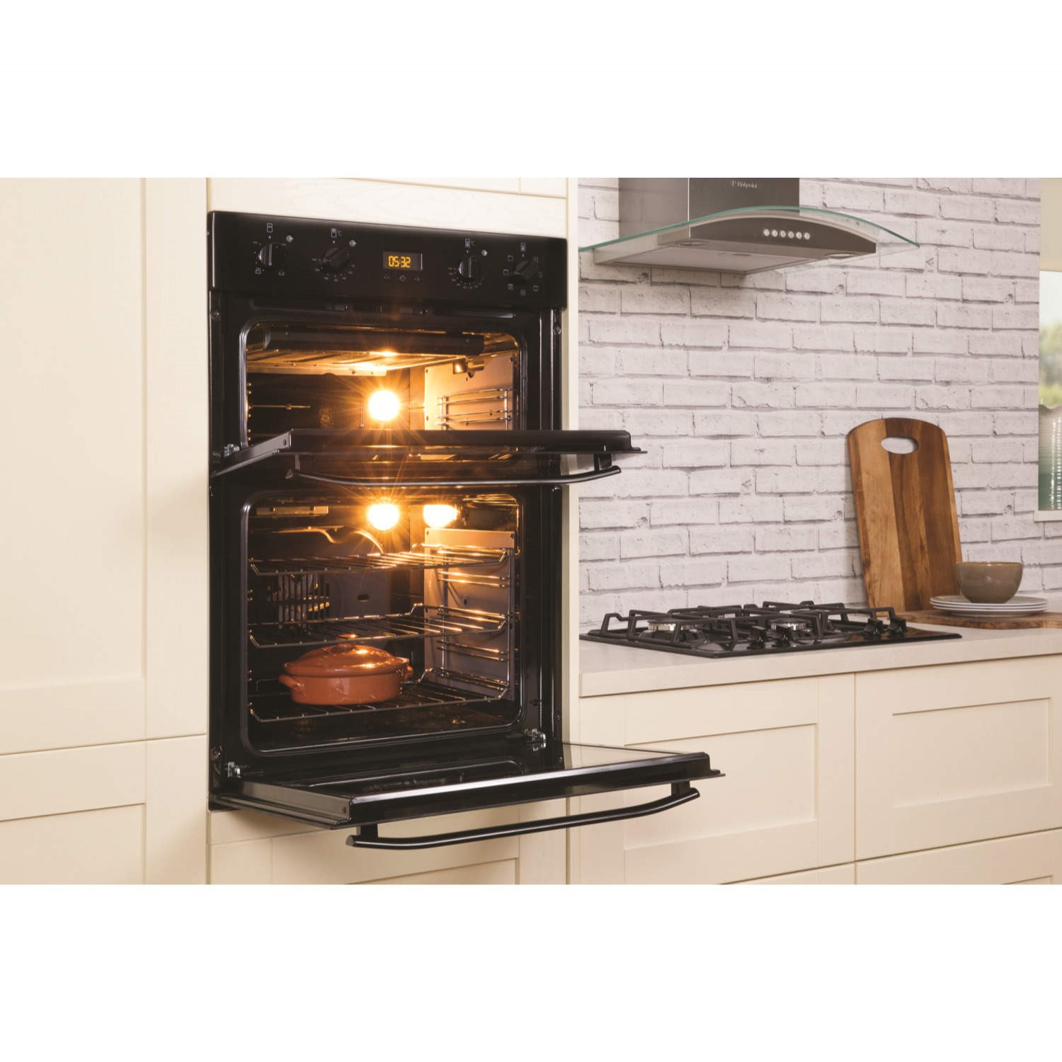 Hotpoint DH93CK NewStyle Multifunction Electric Builtin Double Oven
