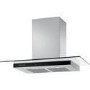 GRADE A3 - Heavy cosmetic damage - De Dietrich DHD1187X 90cm Wide Flat Glass Chimney Cooker Hood Stainless Steel