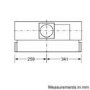 Bosch DHE635BGB 60cm Integrated Cooker Hood Silver
