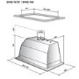 De Dietrich DHG1167X 72cm Wide Canopy Cooker Hood In Stainless Steel