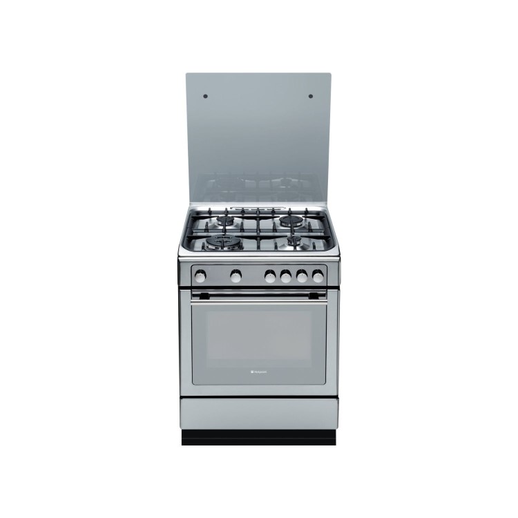 Refurbished Hotpoint Ultima DHG65SG1CX 60cm Single Oven Gas Cooker Stainless Steel