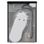 Refurbished Hisense DHGE901B 9kg Freestanding Heat Pump Tumble Dryer - Black