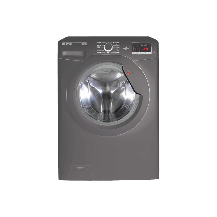 GRADE A2 - Hoover DHL14102DR3R1 Link 10kg 1400rpm Freesanding Washing Machine With One Touch - Graphite