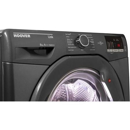 Hoover DHL1682DR3R 8kg 1600rpm Freestanding Washing Machine - Graphite